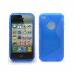 Wholesale iPhone 4S S Gel case (Blue)